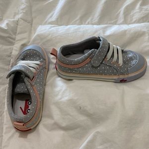 Brand new, never worn. Toddler velcro slip ons.